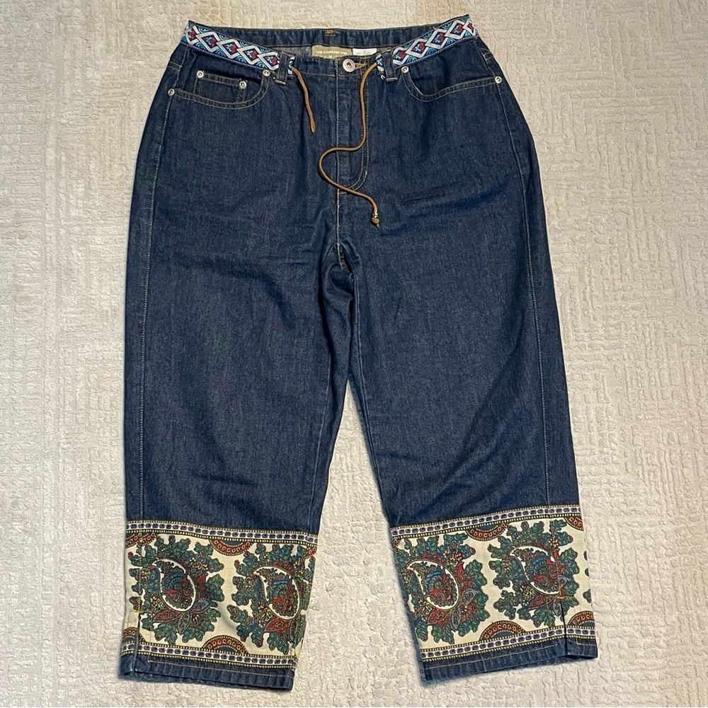 Liz Claiborne cropped denim jeans  LizWear pants size Women’s 6